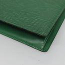 LOUIS VUITTON Epi Trousse Crete Pouch Green M48404 LV Auth EC374-15