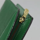 LOUIS VUITTON Epi Trousse Crete Pouch Green M48404 LV Auth EC374-9