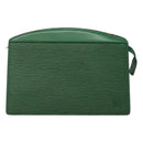 LOUIS VUITTON Epi Trousse Crete Pouch Green M48404 LV Auth EC374-13
