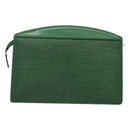 LOUIS VUITTON Epi Trousse Crete Pouch Green M48404 LV Auth EC374-2