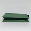 LOUIS VUITTON Epi Trousse Crete Pouch Green M48404 LV Auth EC374-6