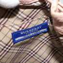 BURBERRY Blue Label Shoulder Bag Leather Gold Pink Auth EC376-15