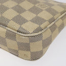 LOUIS VUITTON Damier Azur Pochette Accessoires Pouch N51986 LV Auth EC377-14