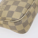 LOUIS VUITTON Damier Azur Pochette Accessoires Pouch N51986 LV Auth EC377-15