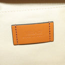 VERSACE Hand Bag Canvas 2way Light Blue Gold Auth EC379AV-18