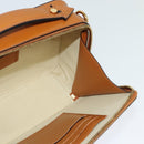 VERSACE Hand Bag Canvas 2way Light Blue Gold Auth EC379AV-19