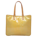 LOUIS VUITTON Monogram Vernis Columbus Tote Bag Gris M91028 LV Auth EC384-2