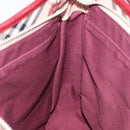 BURBERRY Nova Check Blue Label Shoulder Bag Canvas Beige Auth EC388-18