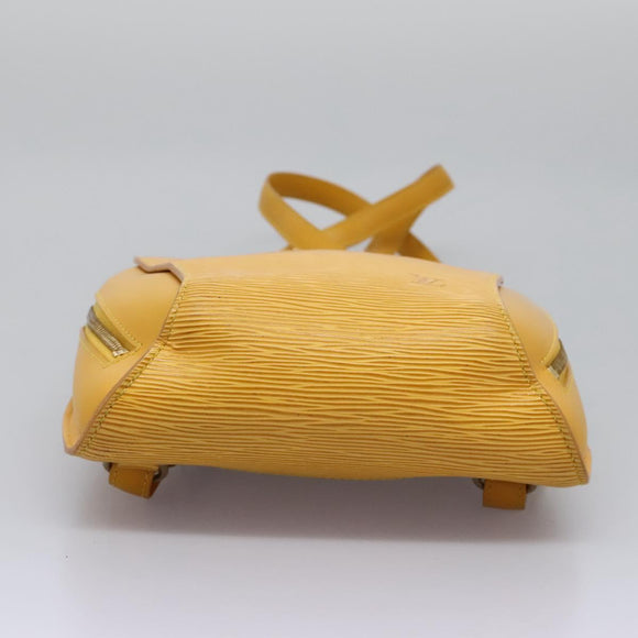 LOUIS VUITTON Epi Mabillon Backpack Yellow M52239 LV Auth EC390