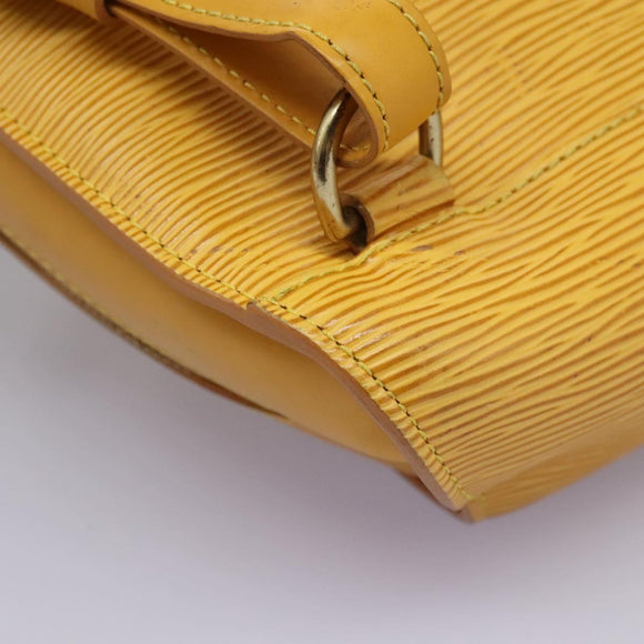 LOUIS VUITTON Epi Mabillon Backpack Yellow M52239 LV Auth EC390