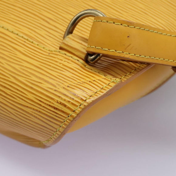 LOUIS VUITTON Epi Mabillon Backpack Yellow M52239 LV Auth EC390