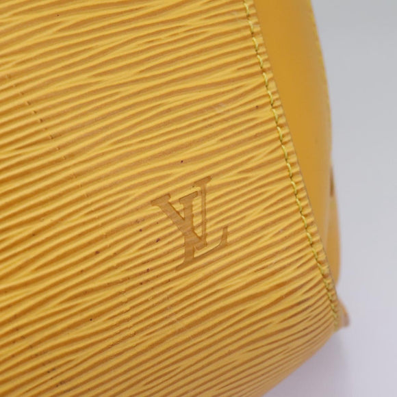 LOUIS VUITTON Epi Mabillon Backpack Yellow M52239 LV Auth EC390