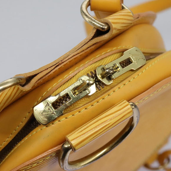 LOUIS VUITTON Epi Mabillon Backpack Yellow M52239 LV Auth EC390