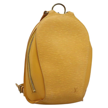 LOUIS VUITTON Epi Mabillon Backpack Yellow M52239 LV Auth EC390
