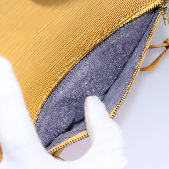 LOUIS VUITTON Epi Mabillon Backpack Yellow M52239 LV Auth EC390