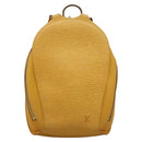 LOUIS VUITTON Epi Mabillon Backpack Yellow M52239 LV Auth EC390-13