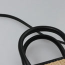 VERSACE Hand Bag Raffia 2way Beige Auth EC392AV-14