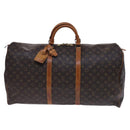 LOUIS VUITTON Monogram Keepall 60 Boston Bag M41422 LV Auth EC404-13