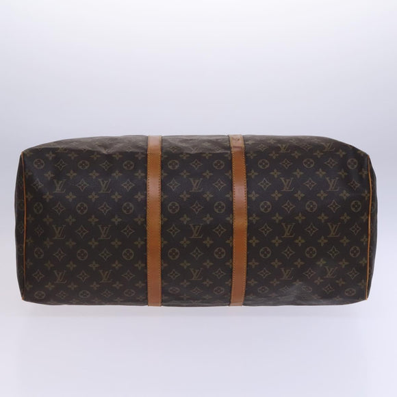 LOUIS VUITTON Monogram Keepall 60 Boston Bag M41422 LV Auth EC404