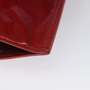 LOUIS VUITTON Monogram Vernis Stanton Tote Bag Red M91078 LV Auth EC405-14