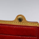 LOUIS VUITTON Monogram Vernis Stanton Tote Bag Red M91078 LV Auth EC405-10