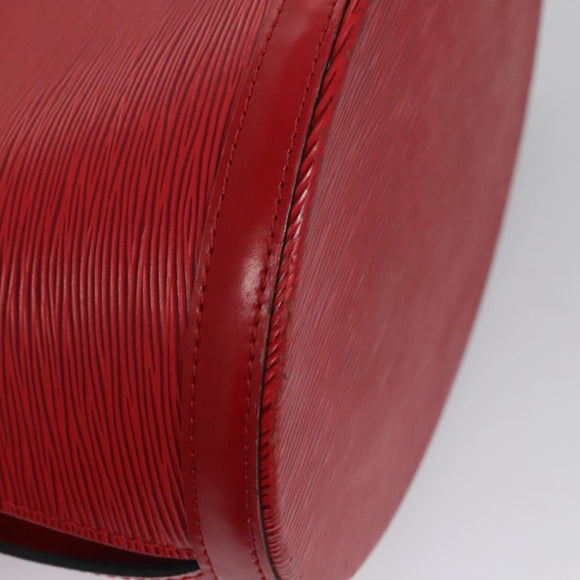 LOUIS VUITTON Epi Cluny Shoulder Bag Red M52257 LV Auth EC406