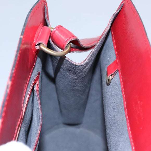 LOUIS VUITTON Epi Cluny Shoulder Bag Red M52257 LV Auth EC406