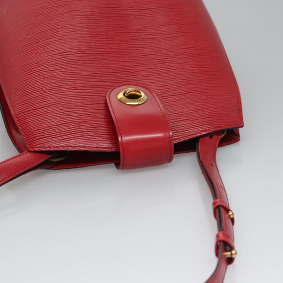 LOUIS VUITTON Epi Cluny Shoulder Bag Red M52257 LV Auth EC406
