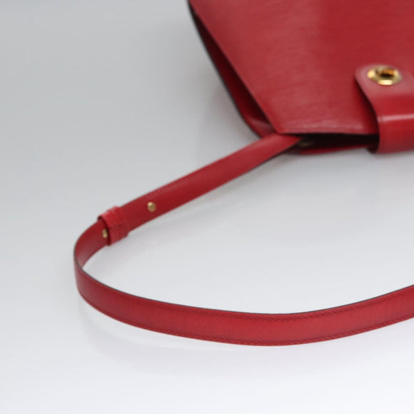 LOUIS VUITTON Epi Cluny Shoulder Bag Red M52257 LV Auth EC406