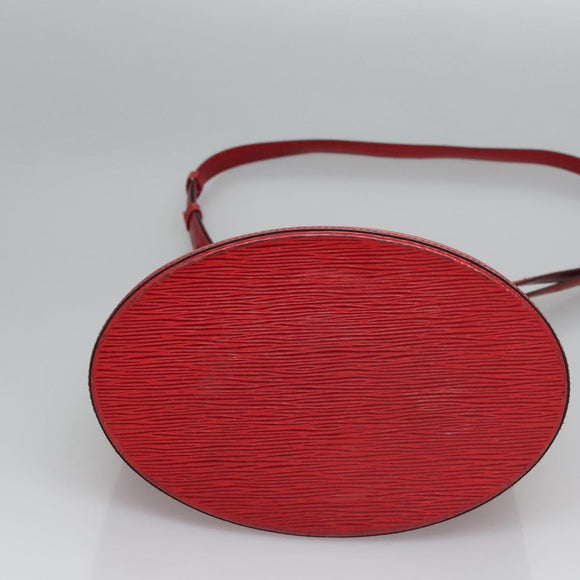 LOUIS VUITTON Epi Cluny Shoulder Bag Red M52257 LV Auth EC406