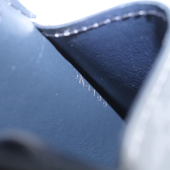 LOUIS VUITTON Monogram Satellite Alpha Pouch Card Case Silver M44178 Auth EC408A