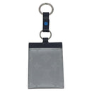 LOUIS VUITTON Monogram Satellite Alpha Pouch Card Case Silver M44178 Auth EC408A-2