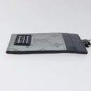 LOUIS VUITTON Monogram Satellite Alpha Pouch Card Case Silver M44178 Auth EC408A-4