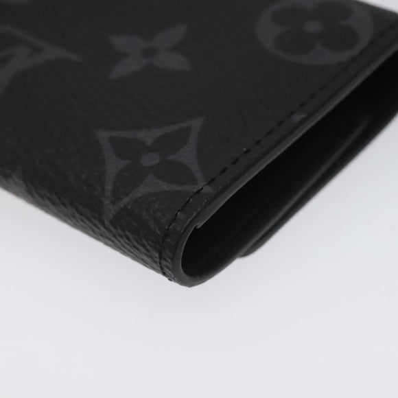 LOUIS VUITTON Monogram Eclipse Multicles6 Key Case M82603 LV Auth EC409M