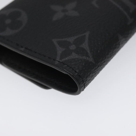 LOUIS VUITTON Monogram Eclipse Multicles6 Key Case M82603 LV Auth EC409M