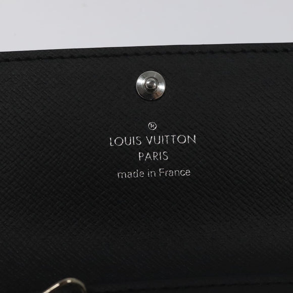 LOUIS VUITTON Monogram Eclipse Multicles6 Key Case M82603 LV Auth EC409A