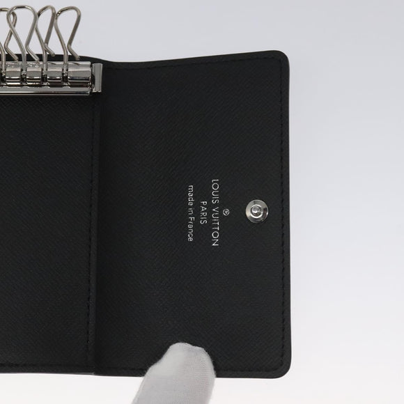 LOUIS VUITTON Monogram Eclipse Multicles6 Key Case M82603 LV Auth EC409A