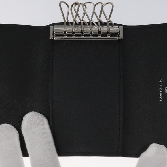 LOUIS VUITTON Monogram Eclipse Multicles6 Key Case M82603 LV Auth EC409A