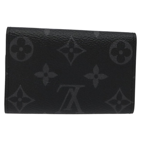 LOUIS VUITTON Monogram Eclipse Multicles6 Key Case M82603 LV Auth EC409M