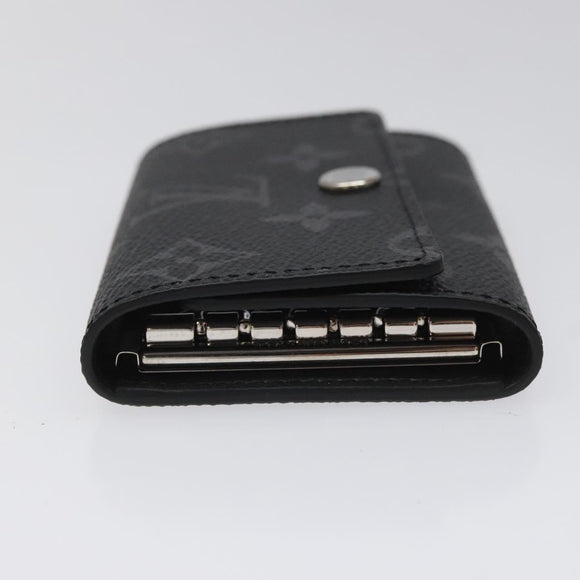 LOUIS VUITTON Monogram Eclipse Multicles6 Key Case M82603 LV Auth EC409A