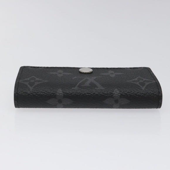 LOUIS VUITTON Monogram Eclipse Multicles6 Key Case M82603 LV Auth EC409M