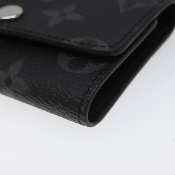 LOUIS VUITTON Monogram Eclipse Multicles6 Key Case M82603 LV Auth EC409M