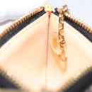 LOUIS VUITTON Monogram Multicolor Pochette Cles Purse Black M92654 Auth EC410SV-19