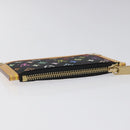 LOUIS VUITTON Monogram Multicolor Pochette Cles Purse Black M92654 Auth EC410SV-5