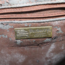 Burberrys Nova Check Shoulder Bag PVC Leather Beige Auth EC421-16