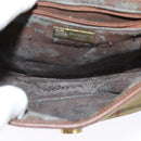 Burberrys Nova Check Shoulder Bag PVC Leather Beige Auth EC421-17