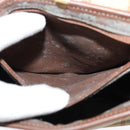 Burberrys Nova Check Shoulder Bag PVC Leather Beige Auth EC421-20