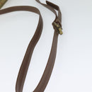 Burberrys Nova Check Shoulder Bag PVC Leather Beige Auth EC421-7