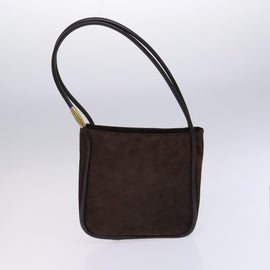 GUCCI Shoulder Bag Suede Patent 2 Set Brown Orange Auth EC423 - 0