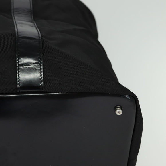 GUCCI Bamboo Hand Bag Nylon Black 002 2854 0412 5 Auth EC436